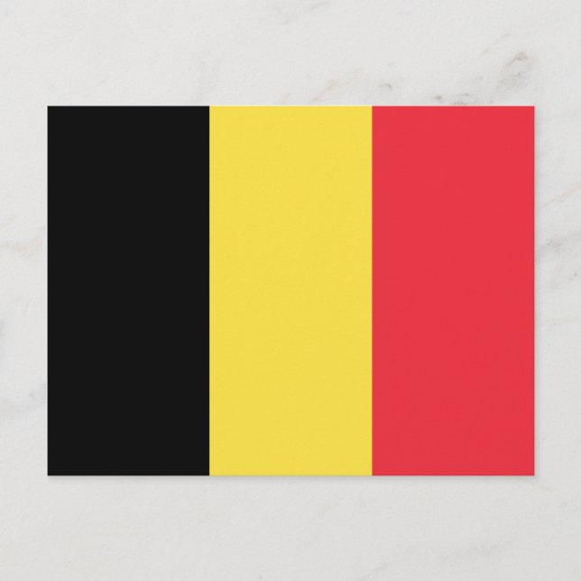 Belgian Flag Postcard (Front)