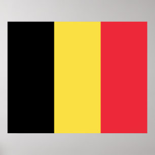 Belgian Flag Poster