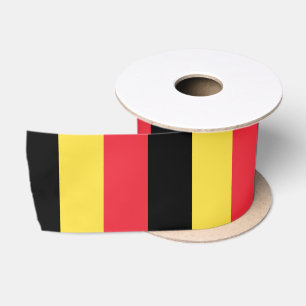 Belgian Flag Satin Ribbon