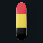 Belgian Flag Skateboard<br><div class="desc">This design features the national flag of Belgium (officially the Kingdom of Belgium), which is a country in Western Europe. Belgium is bordered by the Netherlands to the north, Germany to the east, Luxembourg to the southeast, France to the southwest and the North Sea to the northwest. The largest city,...</div>