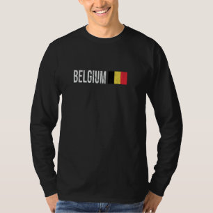Belgian Flag Souvenir - Retro Belgium Design T-Shirt