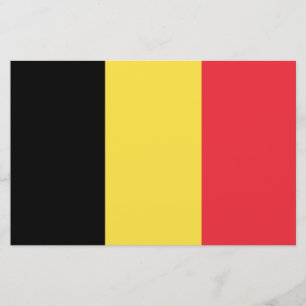 Belgian Flag Stationery