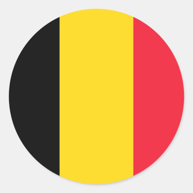 Belgian Flag sticker (Front)
