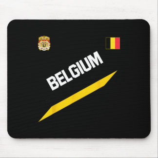 Belgian Football Soccer Ball Travel Jersey Allez L Mouse Pad