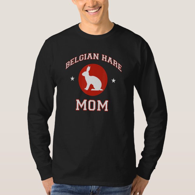 Belgian Hare Rabbit Mum T-Shirt (Front)