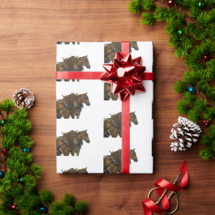 Belgian Horse Draught Team Wrapping Paper Roll