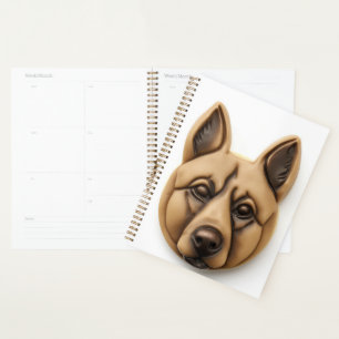 Belgian Malinoi Dog 3D Inspired Planner