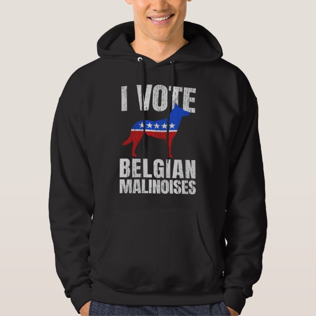 Belgian Malinois  1 Hoodie (Front)