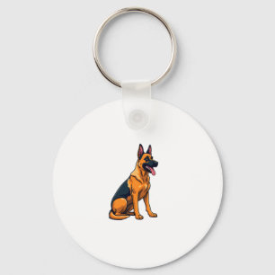 Belgian Malinois (1) Key Ring