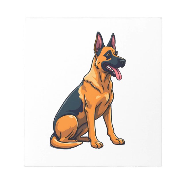 Belgian Malinois (1) Notepad (Front)