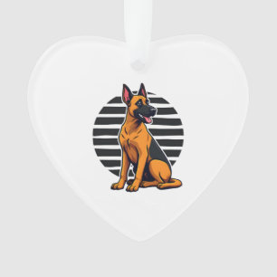 Belgian Malinois (2) Ornament