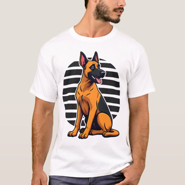 Belgian Malinois (2) T-Shirt (Front)