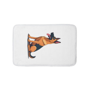 Belgian Malinois (6) Bath Mat