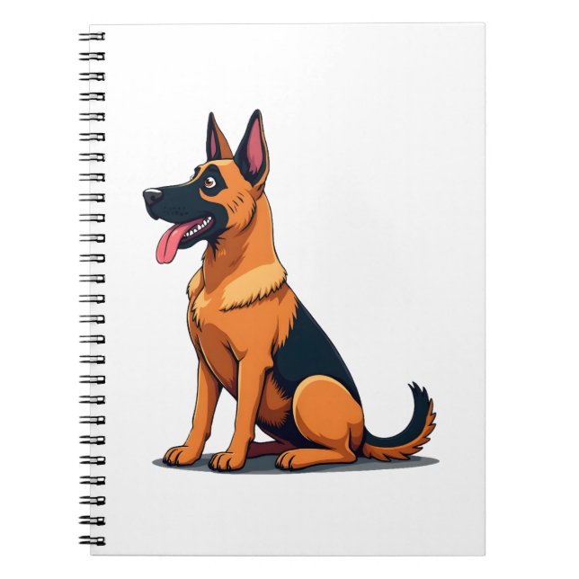 Belgian Malinois (6) Notebook (Front)
