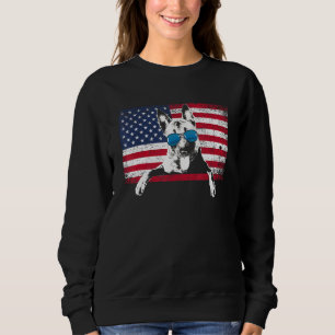 Belgian Malinois American Flag 4th Of July Dog Sweatshirt