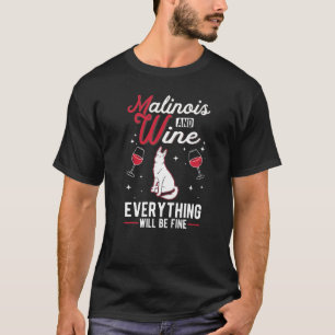 Belgian Malinois And Wine Dutch Shepherd Dog Meche T-Shirt