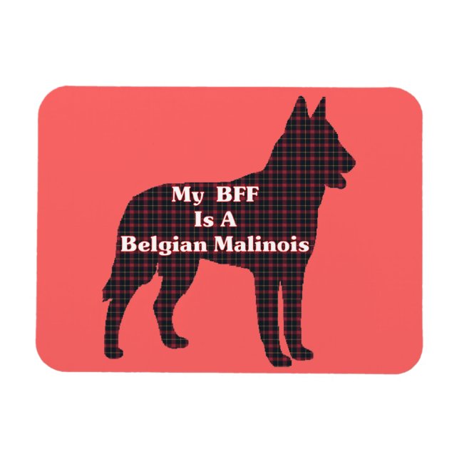 Belgian Malinois BFF Magnet (Horizontal)