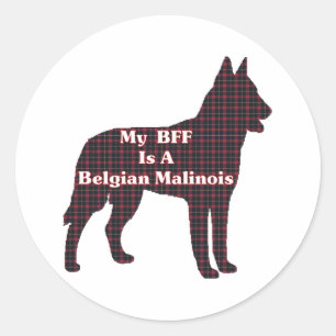 Belgian Malinois BFF Sticker