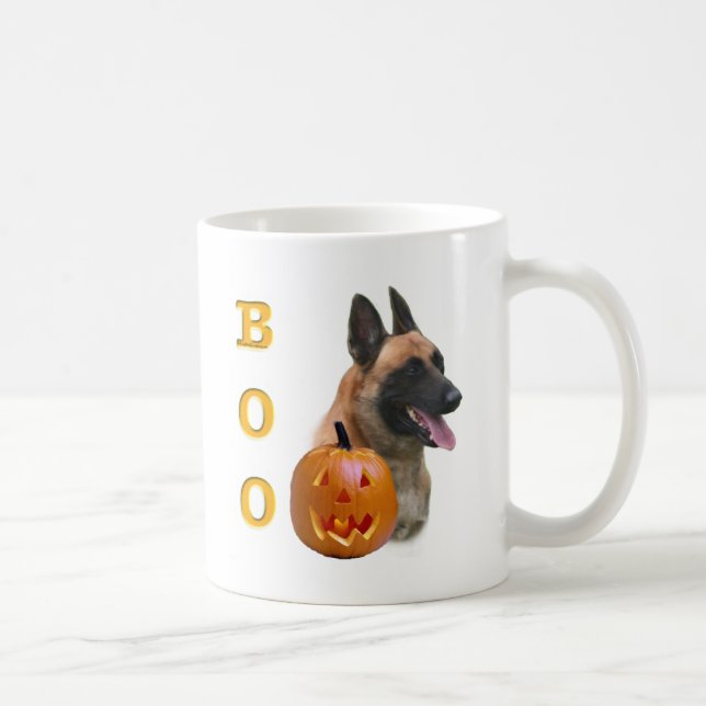 Belgian Malinois Boo Coffee Mug (Right)
