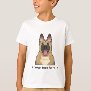 Belgian Malinois Cartoon Personalised T-Shirt