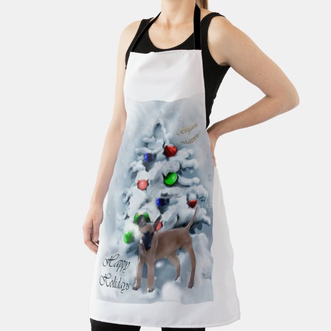 Belgian Malinois Christmas Apron (Insitu)