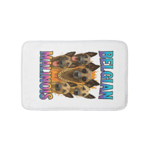 Belgian Malinois Copy Bath Mat