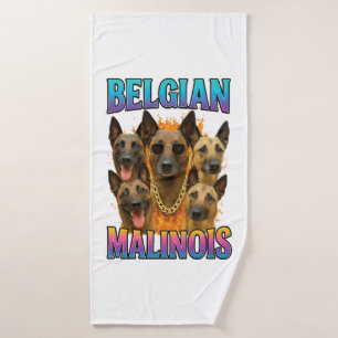 Belgian Malinois Copy Bath Towel