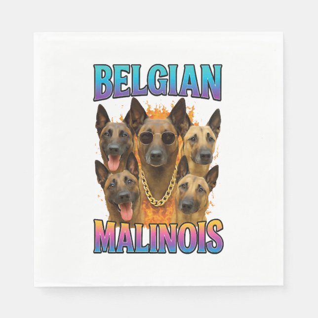 Belgian Malinois Copy Napkin (Front)