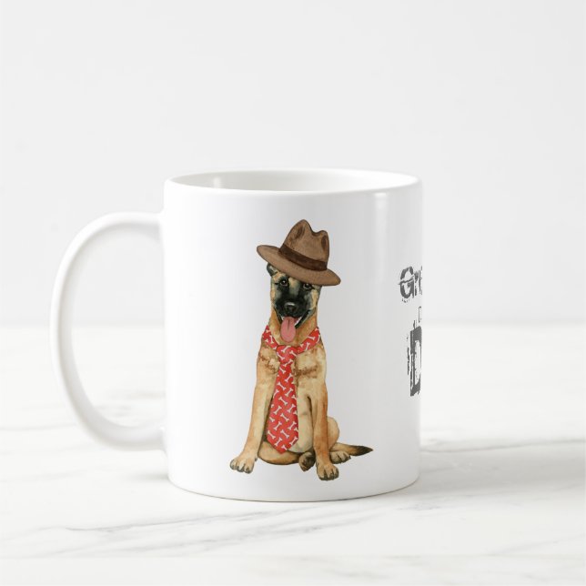 Belgian Malinois Dad Coffee Mug (Left)