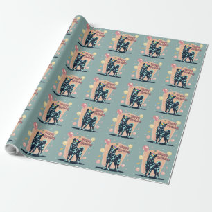 Belgian Malinois Dog Colourful  Wrapping Paper