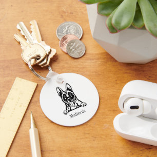 Belgian Malinois dog Key Ring