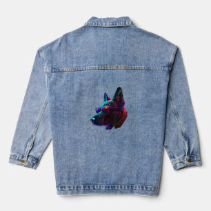 Belgian Malinois Dogs Belgian Malinoiss  Denim Jacket