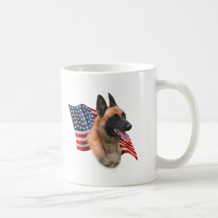 Belgian Malinois Flag Coffee Mug