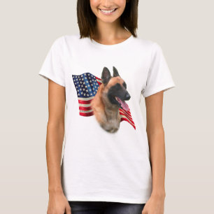 Belgian Malinois Flag T-Shirt