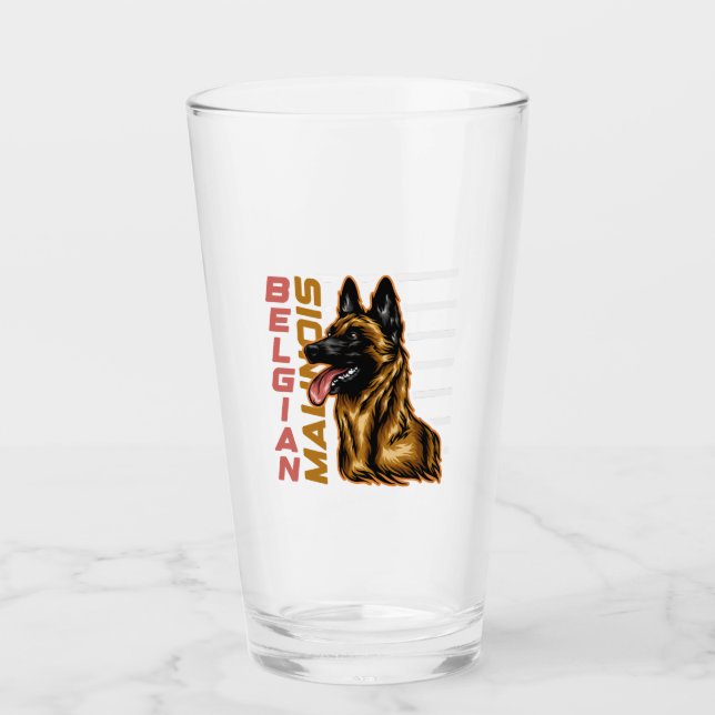 Belgian Malinois   Glass (Front)