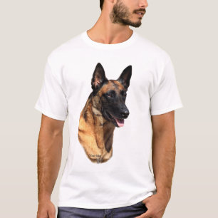 Belgian Malinois head t-shirt