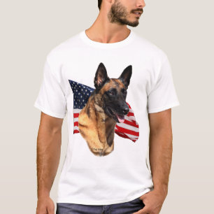 Belgian Malinois head t-shirt