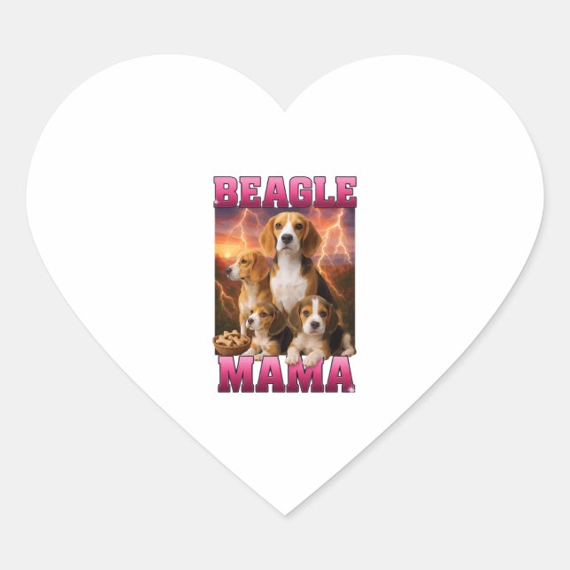 Belgian Malinois Heart Sticker (Front)