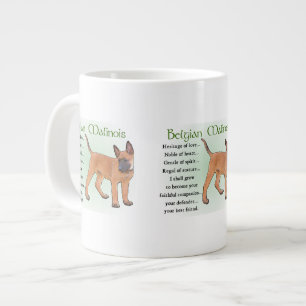 Belgian Malinois Heritage of Love Large Coffee Mug