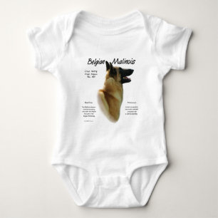 Belgian Malinois History; All about Malinois Baby Bodysuit