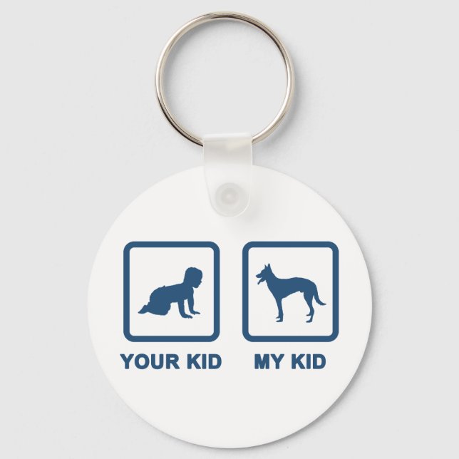 Belgian Malinois Key Ring (Front)