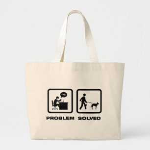 Belgian Malinois Large Tote Bag
