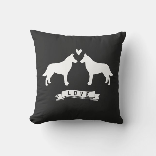 Belgian Malinois Love Cushion (Front)