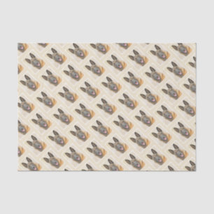 Belgian Malinois Painting - Cute Original Dog Art Tissue Paper