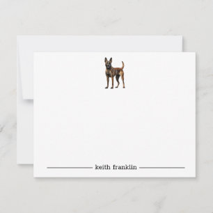 Belgian Malinois Personalized Note Cards