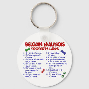 BELGIAN MALINOIS PL2 KEY RING