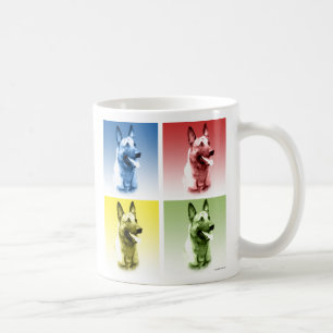 Belgian Malinois Pop Art Coffee Mug