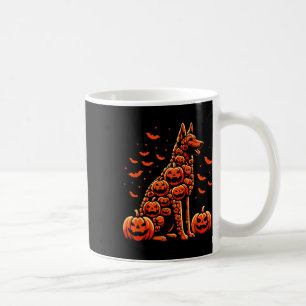 Belgian Malinois Pumpkin Jack O Lantern Halloween Coffee Mug