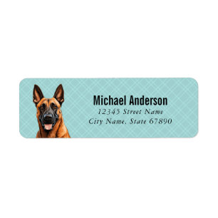 Belgian Malinois Return Address Labels