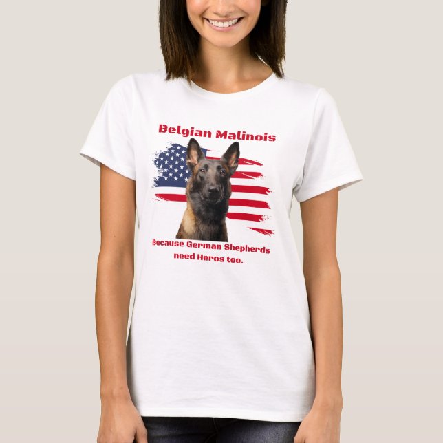 Belgian Malinois  T-Shirt (Front)